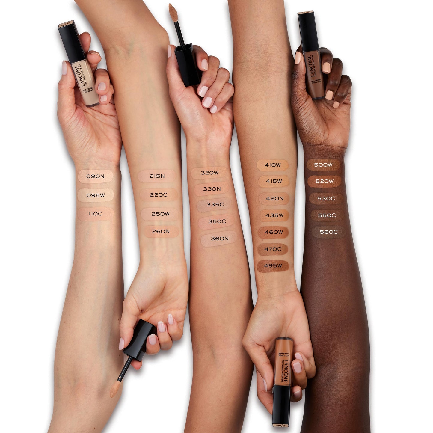 Lancôme Teint Idole Ultra Wear All Over Full Coverage Concealer - Natural Matte Finish & Lightweight Under Eye Concealer - Up To 24H Wear - 110 Ivoire Cool