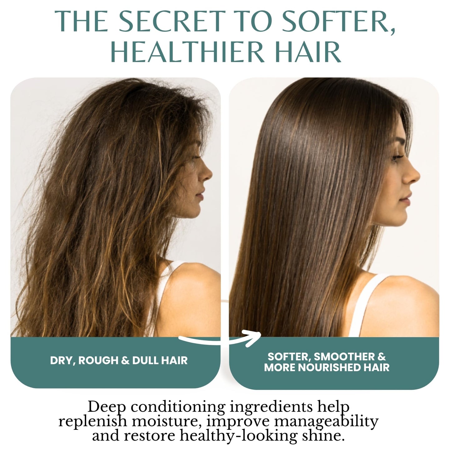 EDENIKA BOTANICALS Rosemary Hair Mask with Rosemary Oil & Biotin, Deep Conditioning Hair Treatment, Helps Strengthen Hair, Hydrates & Moisturizes, Supports Thicker-Looking Hair, Sulfate-Free