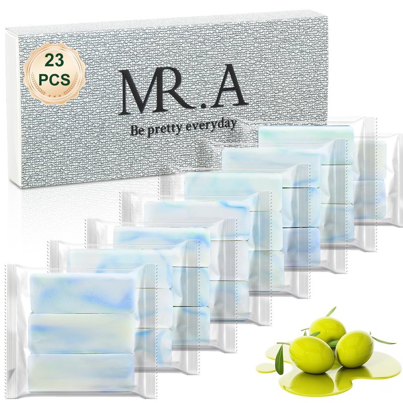 MR.A 3PCS Beef Tallow Soap Bar, All Natural Grass Fed Tallow Soap Unscented, Moisturizing Face & Body Wash, Handcrafted Bath Soap for Adults, Kids