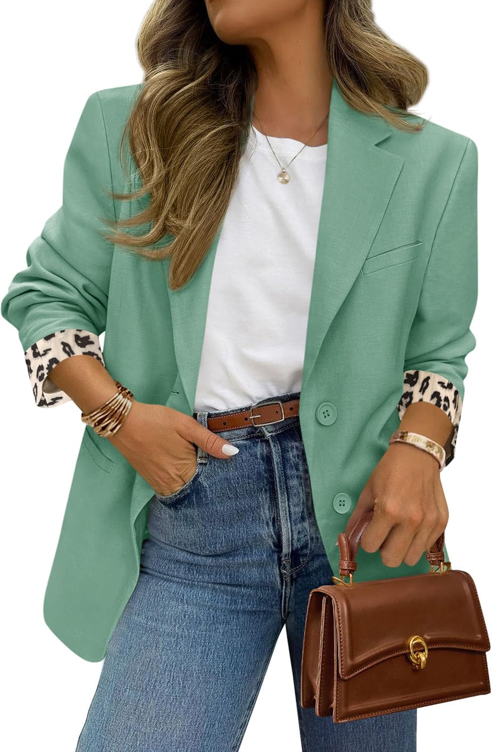 PrettyGarden Blazers for Women - Business Casual Long Sleeve Suit Jacket with Pockets | Stylish Work Blazer