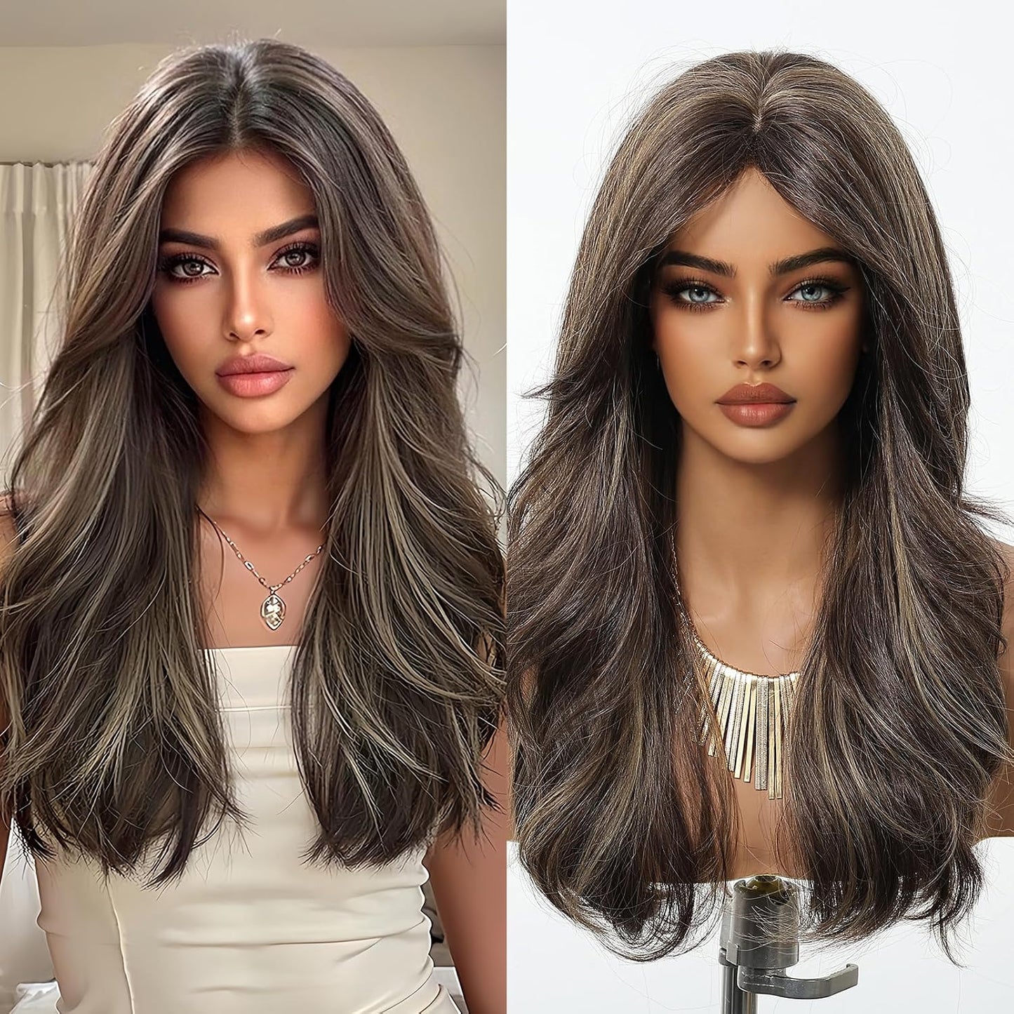 Long Blonde Wig - Natural Looking Heat Resistant Synthetic Hair | Perfect for Daily Wear & Parties