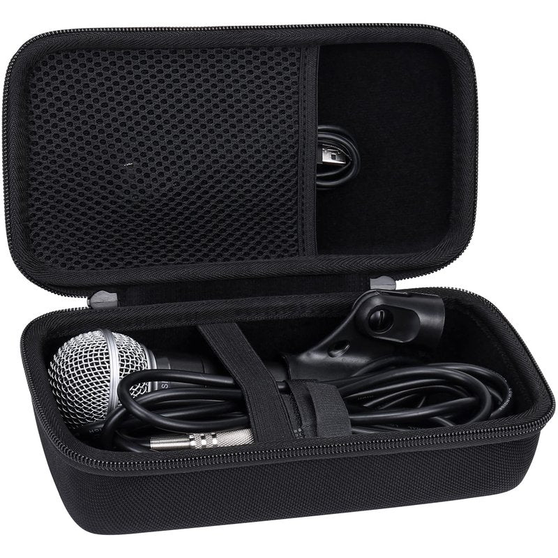 Aenllosi Hard Carrying Case Compatible with Shure SM58/PGA48/SM48S/BETA 58A/PGA58/SV200/SV100/KSM8 Cardioid Dynamic Vocal Microphone (SM58/PGA48/SM48S/BETA 58A/PGA58)