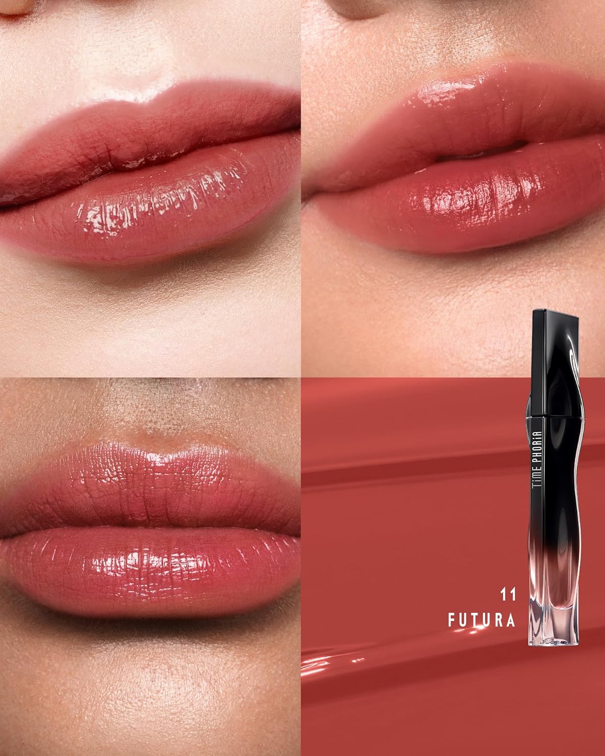 Stellar Dust Lip Stain - Transfer-Proof Rose Brown Lip Gloss | High-Pigment, Hydrating & Long-Lasting