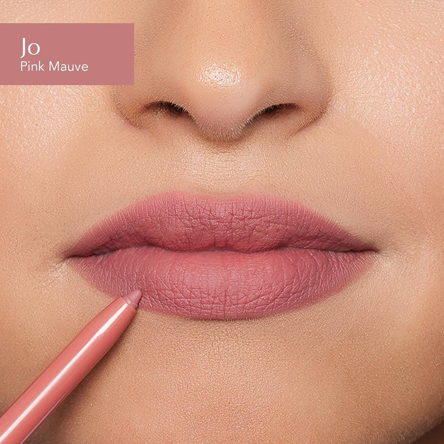Perfect Pink Pout Lip Gloss & Liner Set | Vegan Lip-Plumping Peptide Gloss & Long-Wearing Liner - Pink Mauve