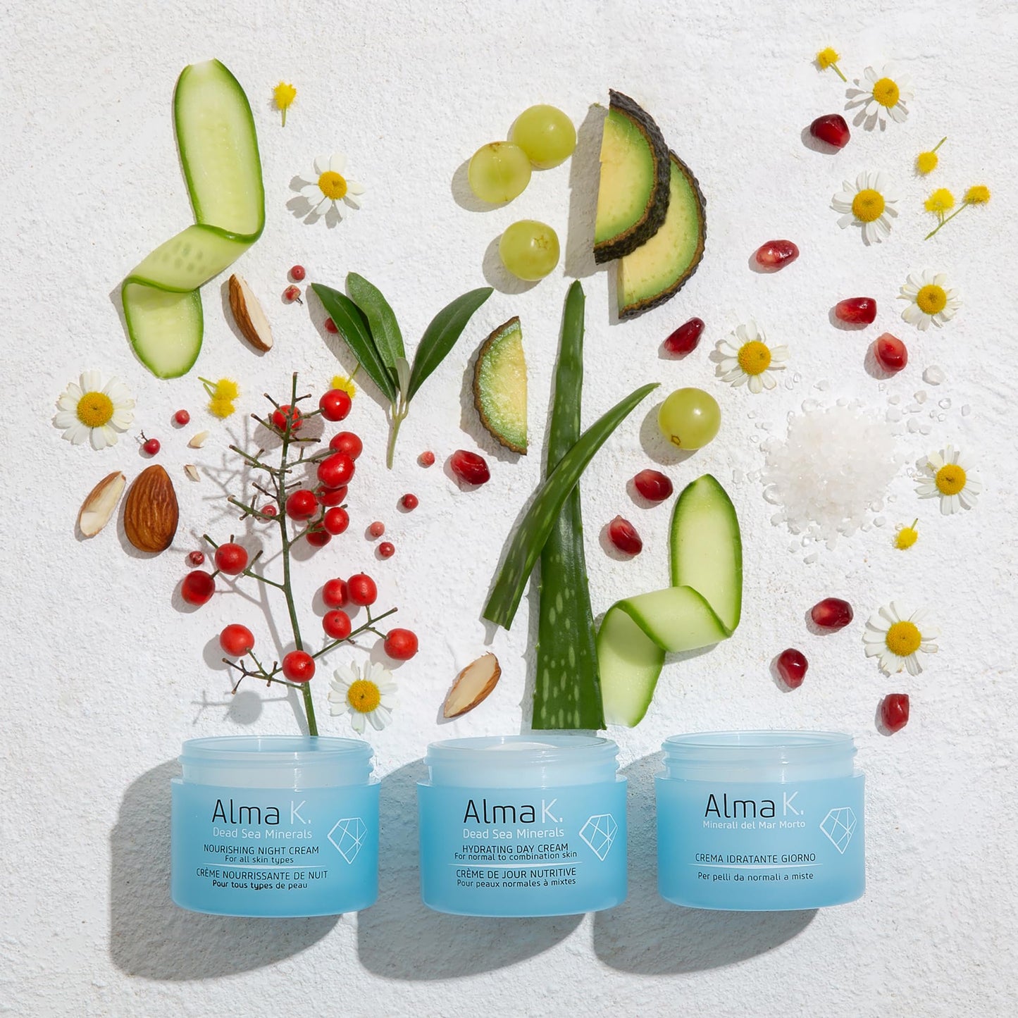 ALMA K Hydrating Day Cream - Day Face Cream for Normal to Dry Skin - Daily Face Moisturizer - Facial Moisturizer with Olive and Avocado Oils - 1.7 oz