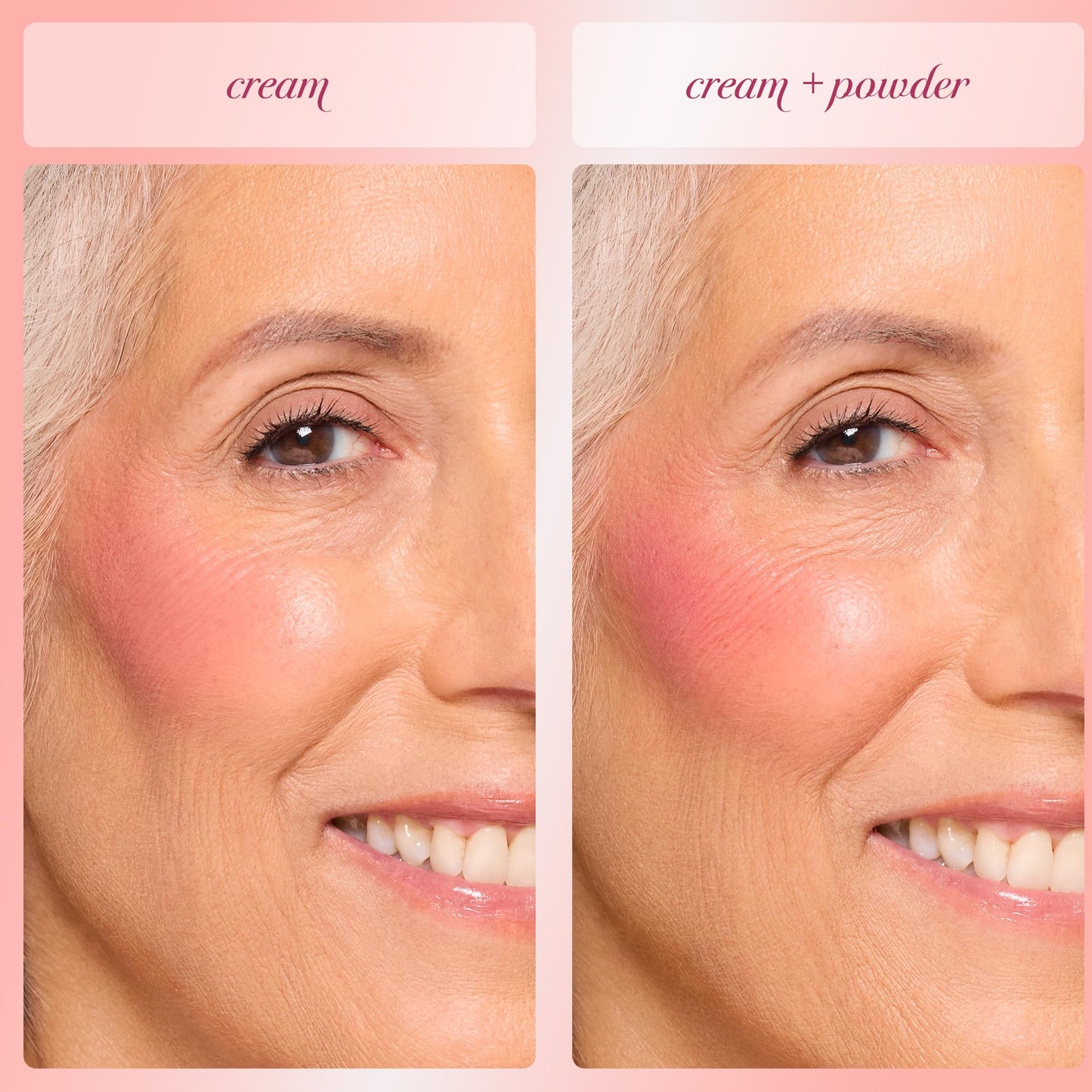 tarte macaron blush & glow duo - Multi-Use Longwear Makeup with Peptides, Cream & Powder Blush Duo with Blend Bar for a Buildable Bright Lifted Look, Vegan & Cruelty-Free, full size, pink champagne