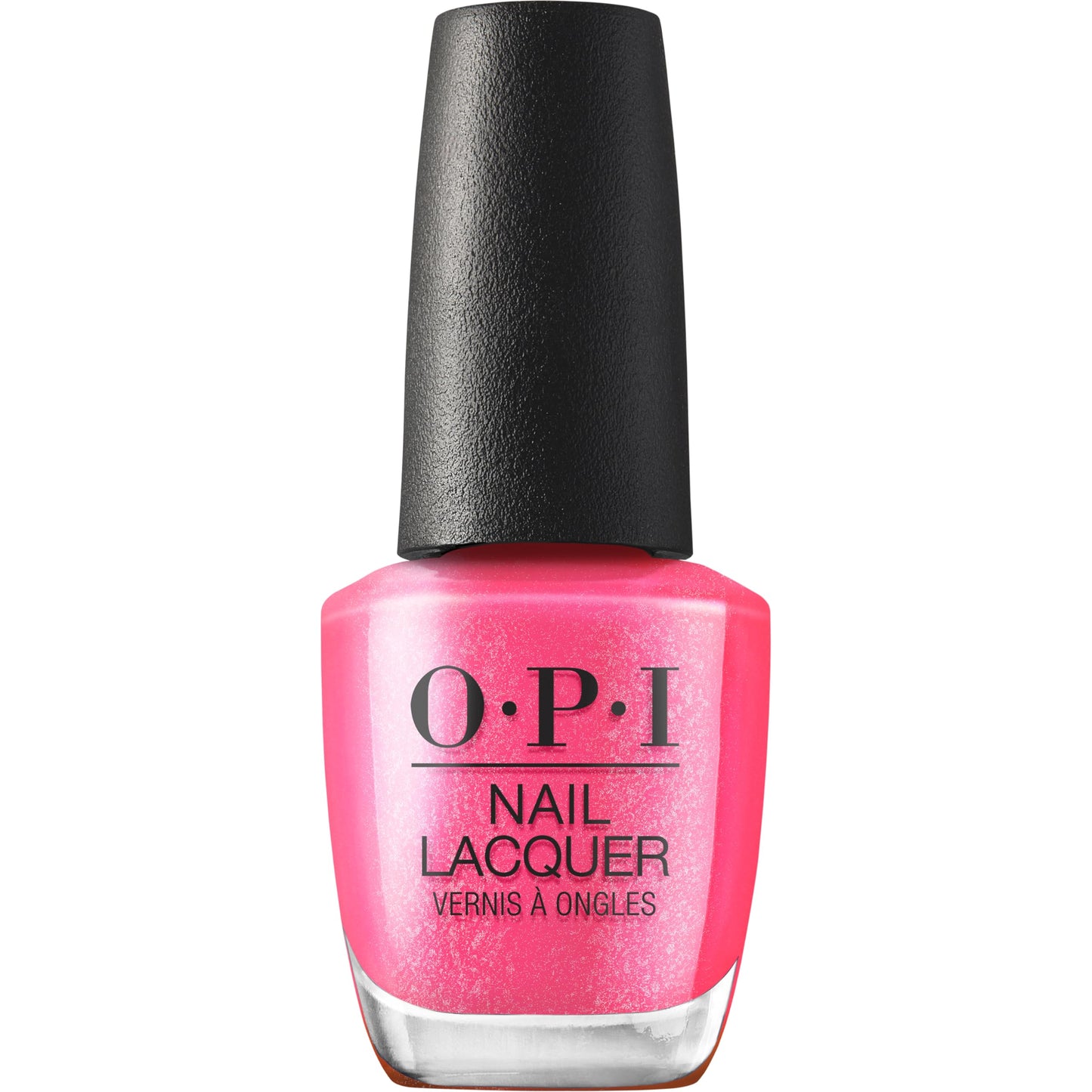 OPI Nail Lacquer Dopa-mani | Opaque Bright Sparkling Pink Shimmer Chip Resistant Nail Polish | Trip to the Brite Side | Summer 2026 Collection