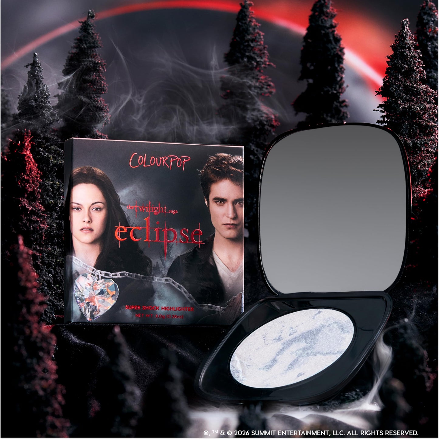 ColourPop x The Twilight Saga Eclipse Super Shock Highlighter Makeup - High-Pigment, Crème-Powder Face Makeup - Buildable & Blendable Formula with a Unique Bouncy Texture - Change Me (0.28 oz)