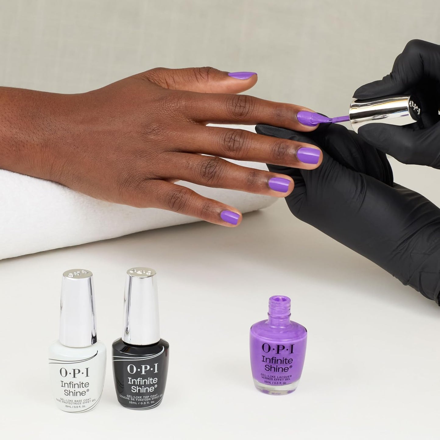 OPI Infinite Shine Nail Polish - Long Lasting Gel-Like Wear | Opaque Crème & Shimmer Shades | Trip to the Brite Side