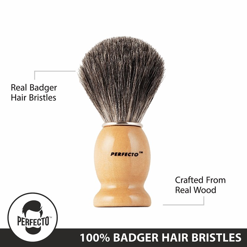 Perfecto 100% Pure Badger Shaving Brush