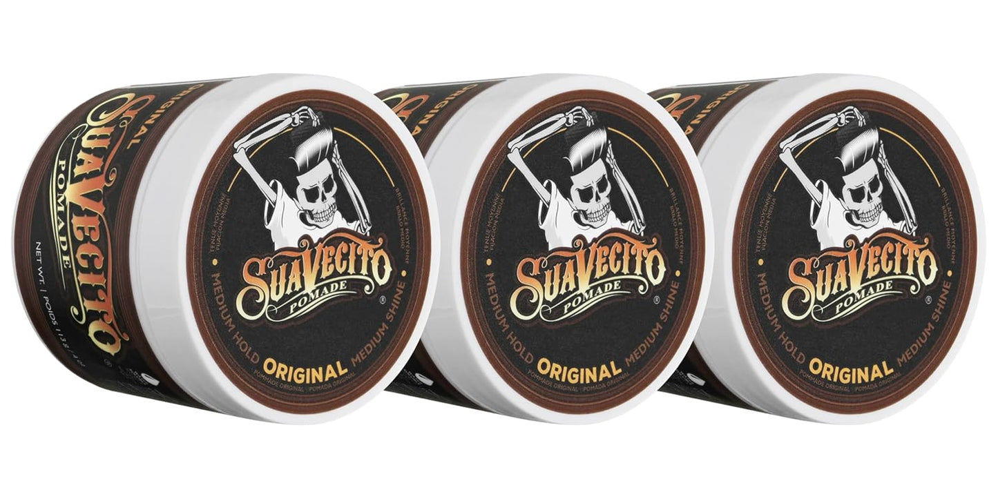 Suavecito Pomade - Spring Edition Original Hold Hair Gel | 4 oz, Medium Shine, Easy Wash, El Dorado Scent