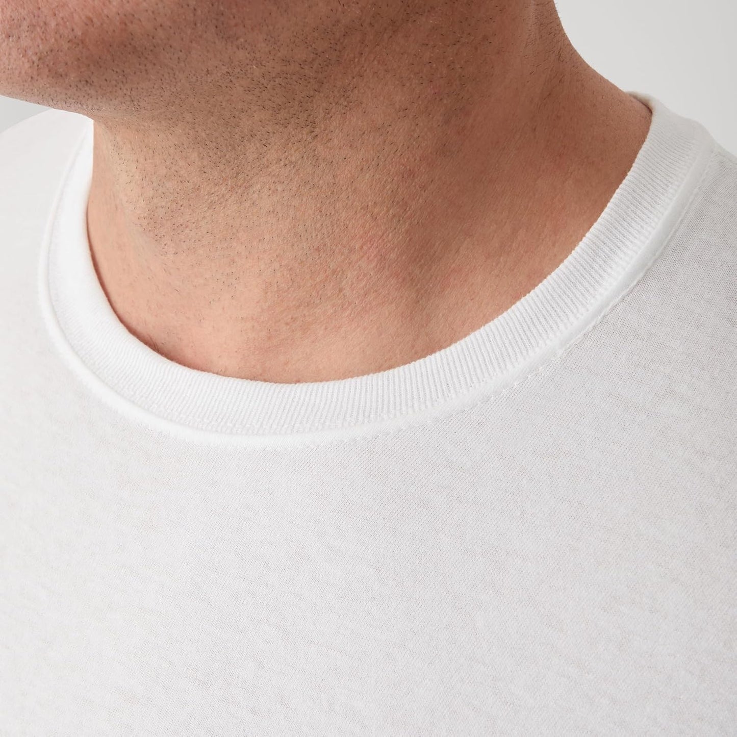 Hanes Men's Cotton Undershirts - Stay-Tucked, Soft Fabric | White/Black Multipack