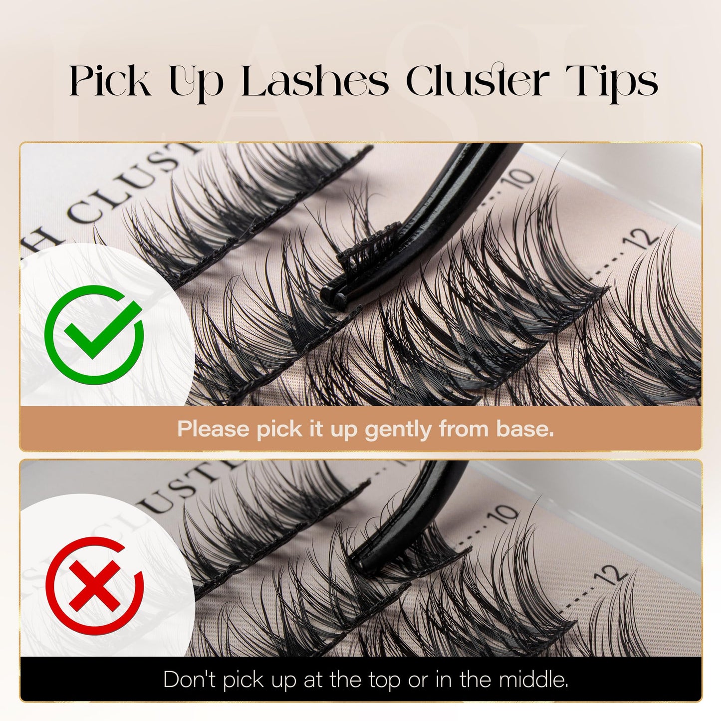 BEFER D Curl Lash Clusters Fluffy Lashes Extensions-Radiance FD03