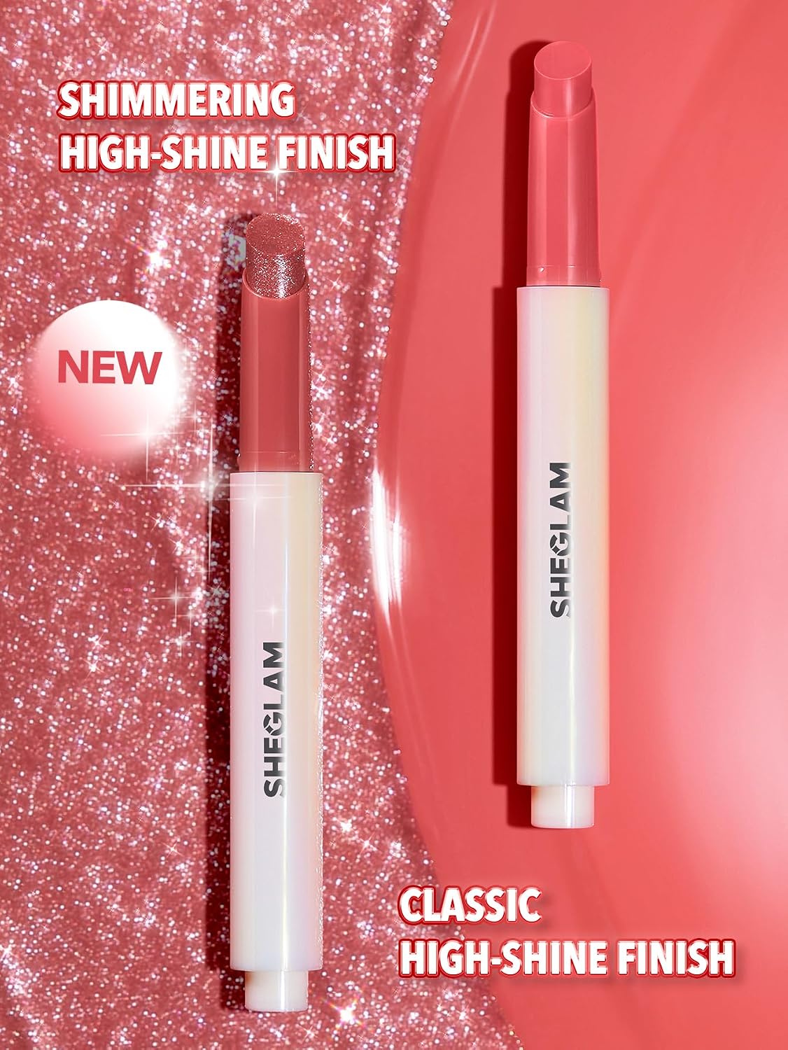 SHEGLAM Pout-Perfect Lip Gloss | Moisturizing Shimmer Lip Plumper - Sugar Crystal