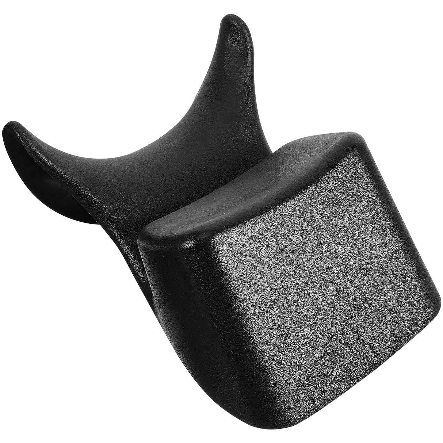 POPETPOP Shampoo Bowl Neck Rest: Soft Silicon Salon Bsink Hair Washing Neck Support - Hair Spa Washing Basin Pillow for Salon Barbershop Home - Comfortable, Black