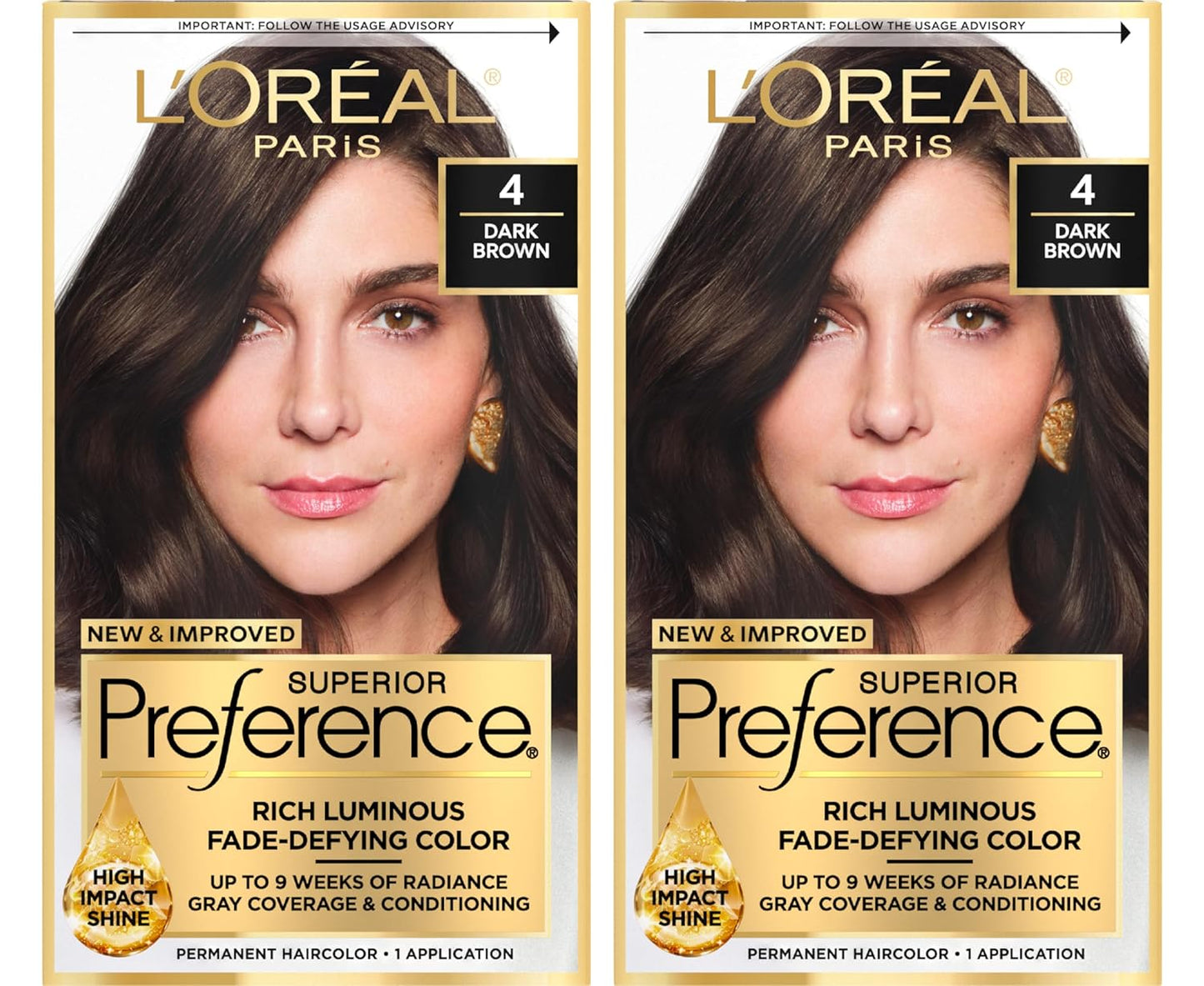 L'Oreal Paris Hair Color - Superior Preference Dark Ash Blonde 7A | Fade-Defying Permanent Dye for 9 Weeks of Radiance