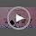 KADS Flower Shape Nail Dust Brush with Crystal Base - Pink