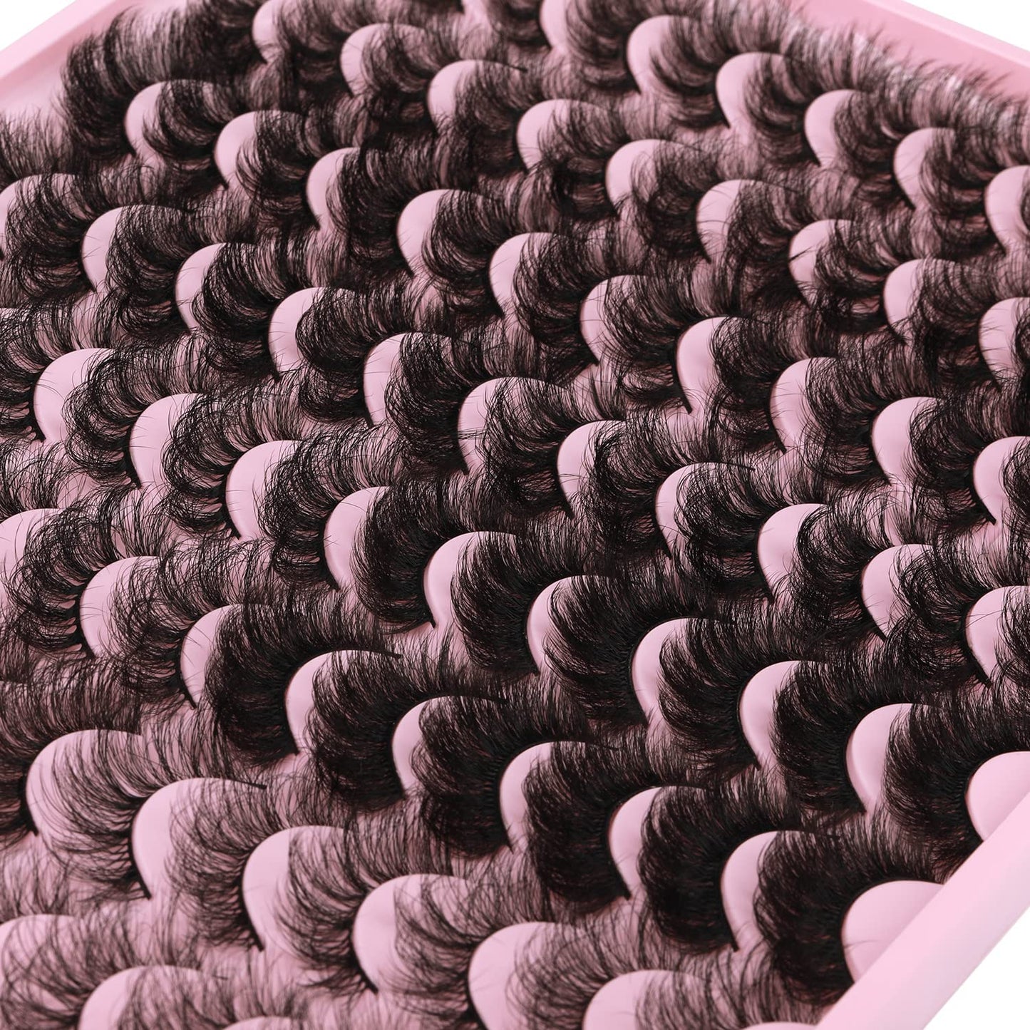 Mink Lashes - 48 Pairs Dramatic 10D Faux Mink Eyelashes | Soft & Thick Styles Mix