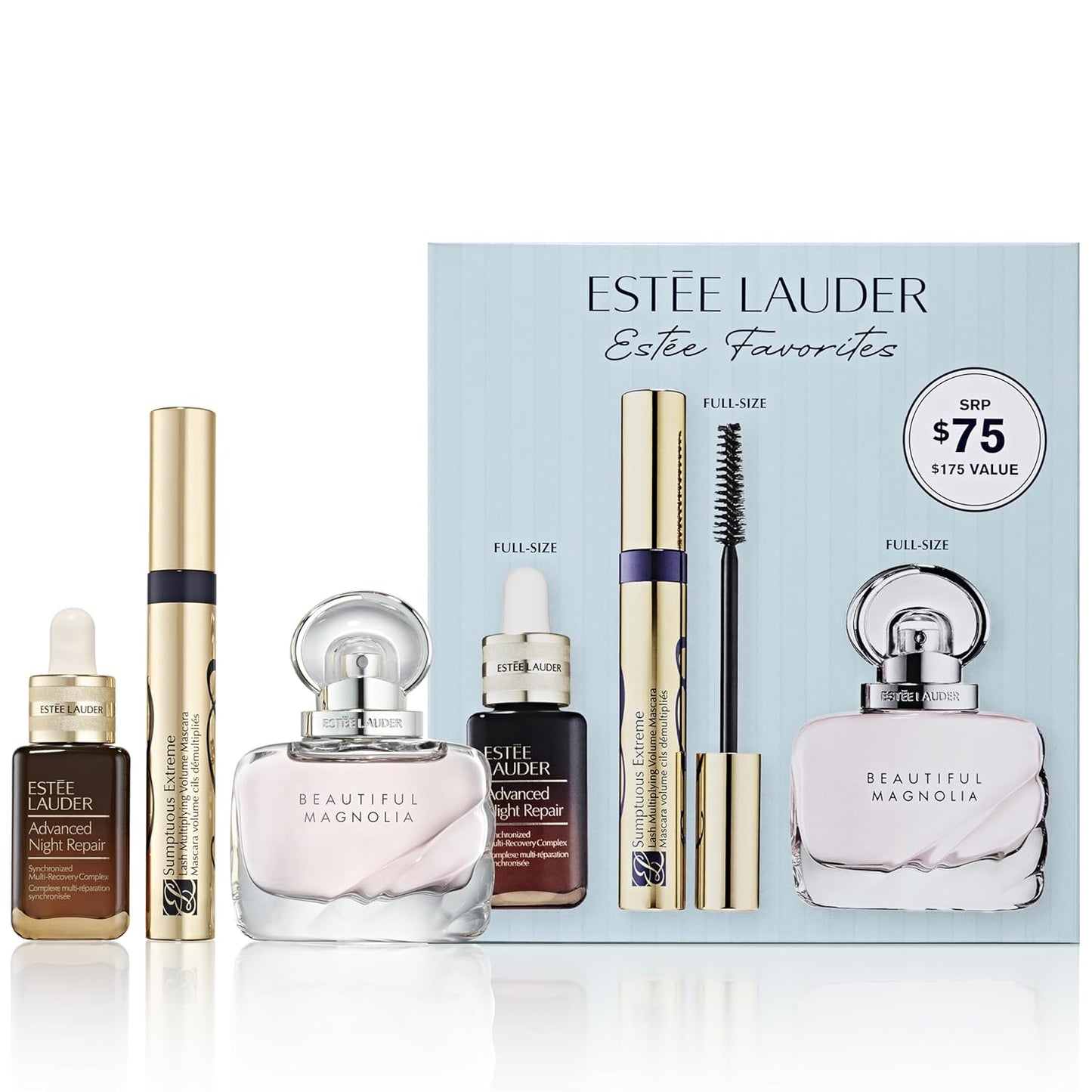 Estée Lauder Favorites Gift Set - 3-Piece Advanced Night Repair, Mascara & Magnolia Fragrance | Full-Size Essentials