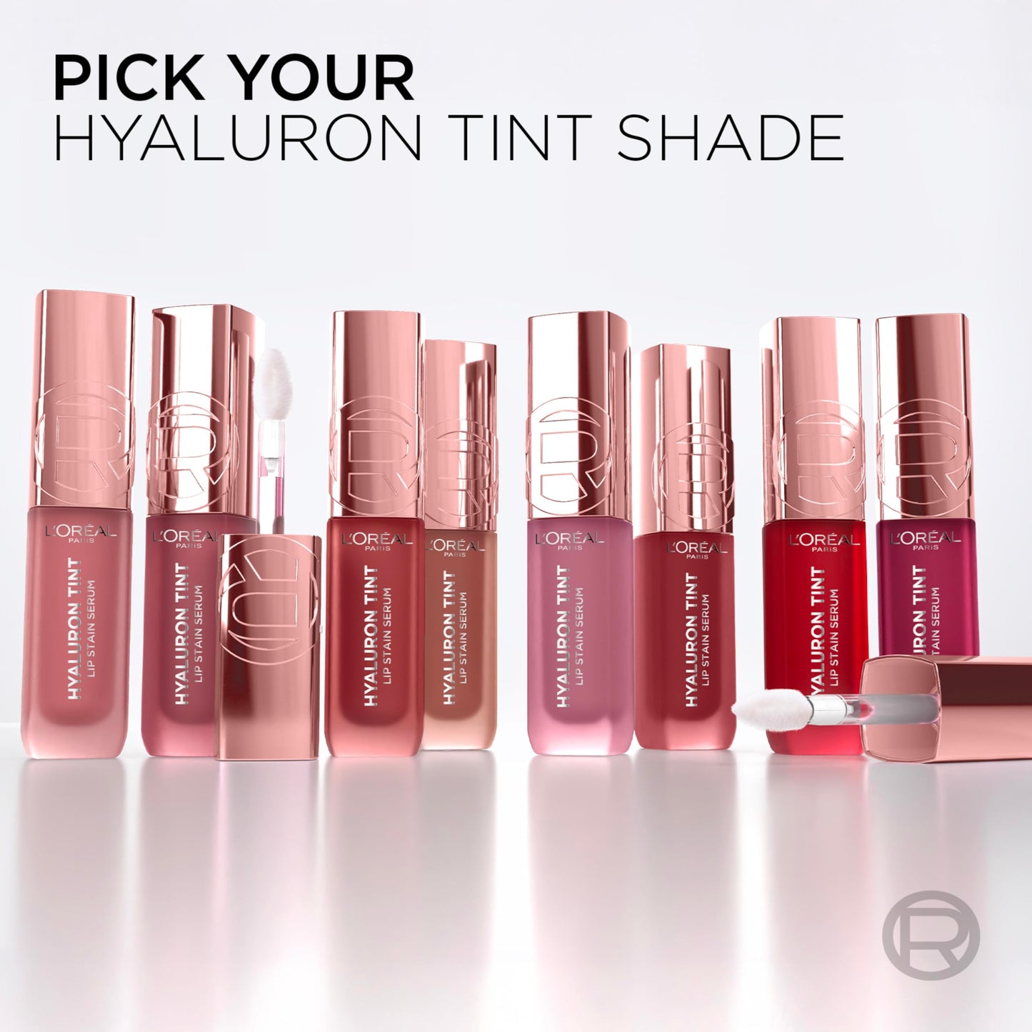 L'Oreal Paris Hyaluron Tint Lip Stain Serum, Long Lasting, Hydrating Lip Makeup Infused with Hyaluronic Acid, 601 Worth It (Pinky Nude)