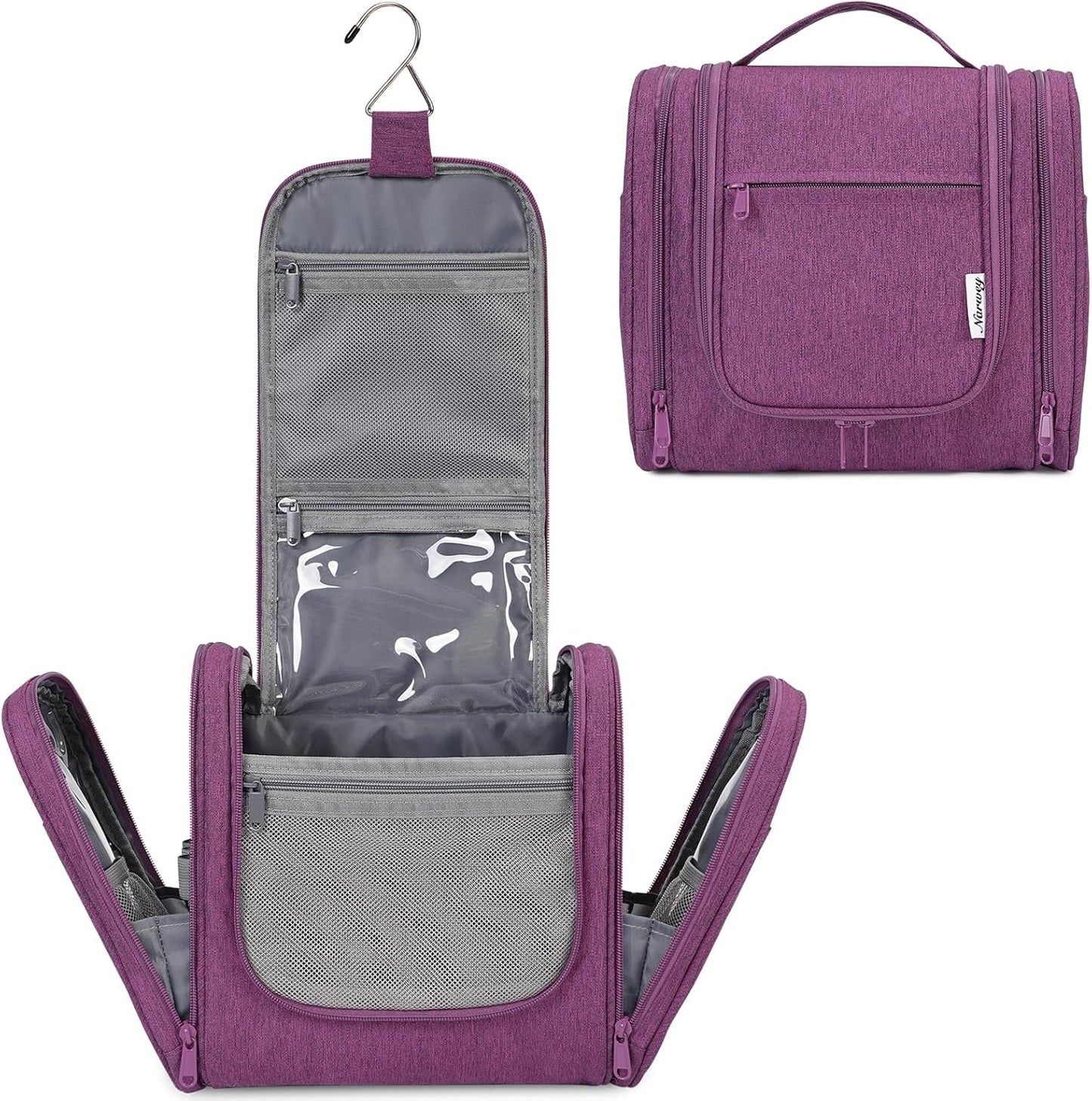 Hanging Toiletry Bag for Women - Travel Makeup Organizer | Compact & Stylish Design