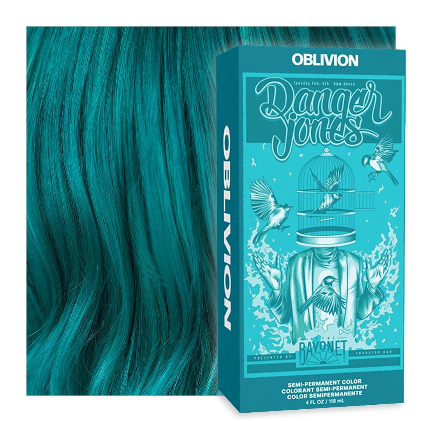Adrenaline Neon Green Semi-Permanent Hair Color - Vibrant, Long-Lasting Formula