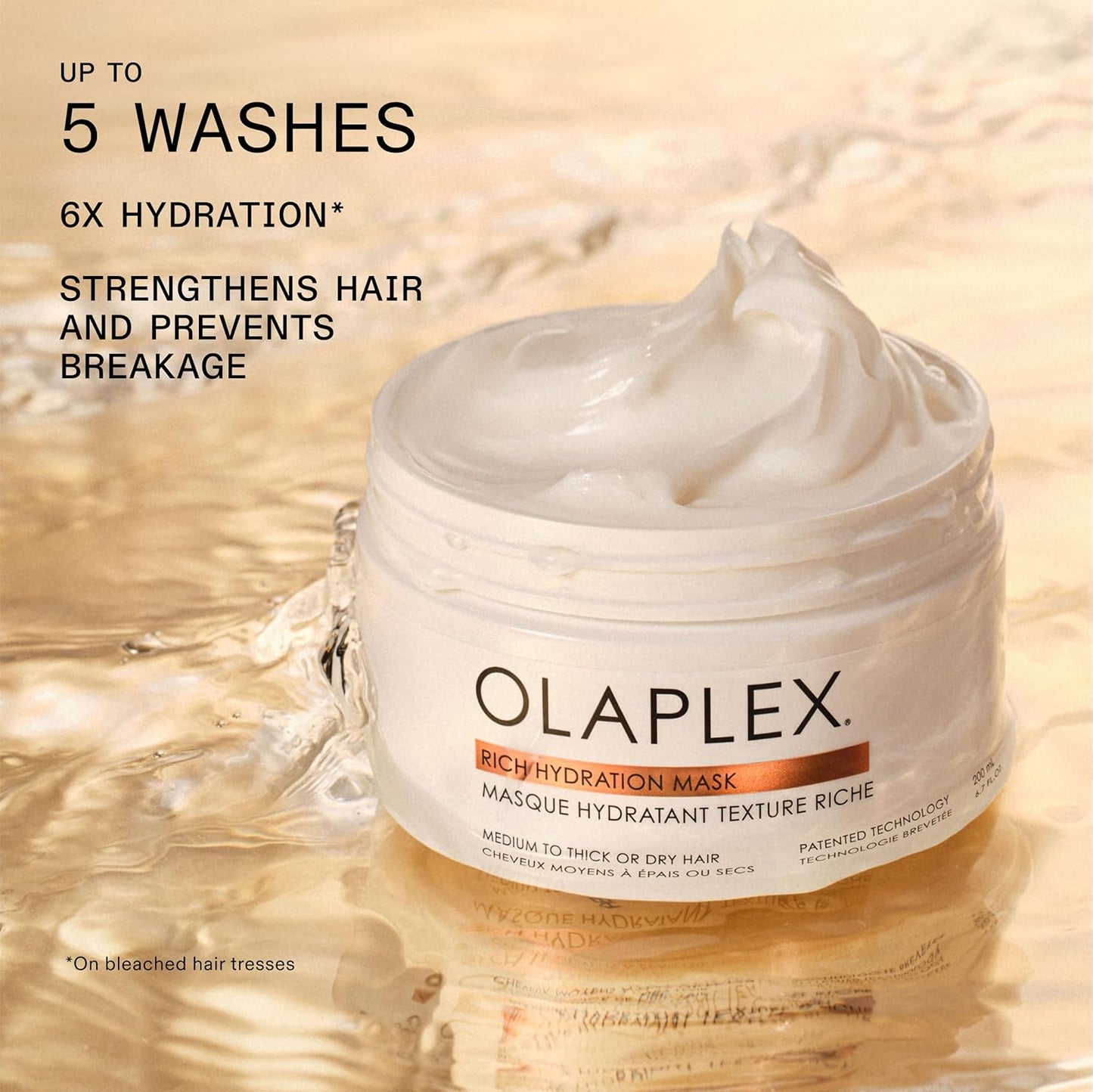 Olaplex Rich Hydration Mask - Cuticle Sealing Treatment | Hydrate & Control Frizz for Dry/Coarse Hair, 200 ml / 6.7 Fl Oz