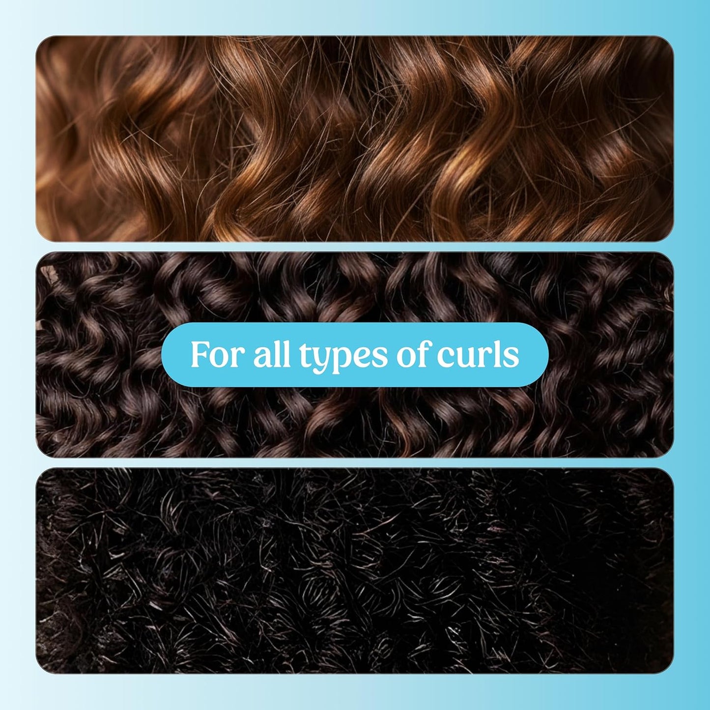 SKALA 3-in-1 Curl Treatment Cream - Leave-In Conditioner for Curly Hair | Heat Protection, 8.8 oz