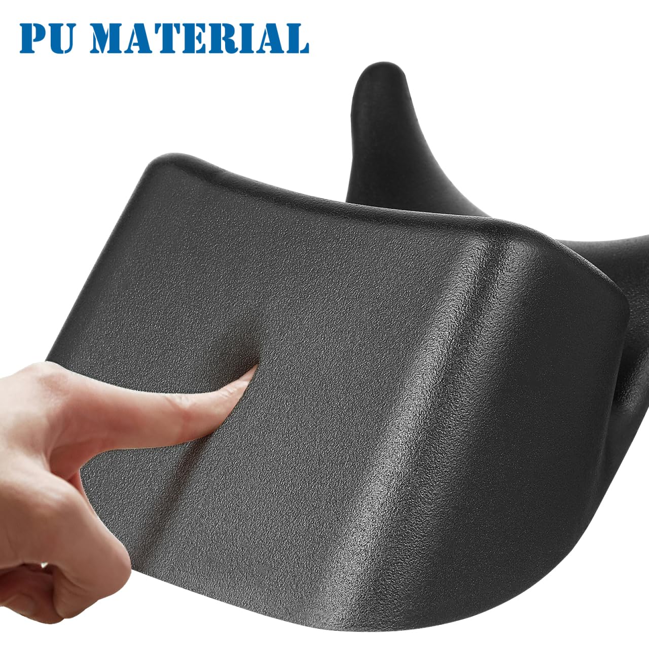 POPETPOP Shampoo Bowl Neck Rest: Soft Silicon Salon Bsink Hair Washing Neck Support - Hair Spa Washing Basin Pillow for Salon Barbershop Home - Comfortable, Black