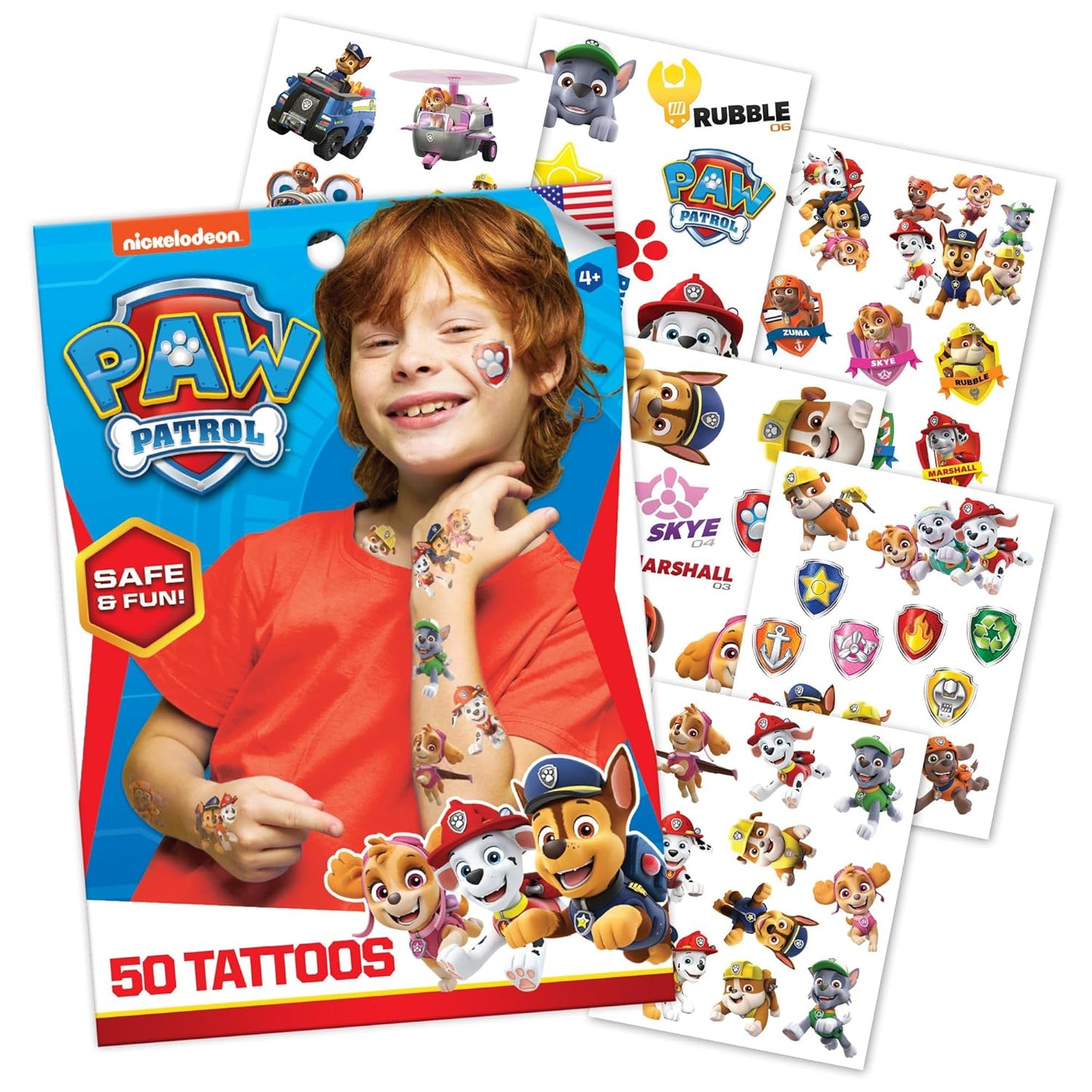 Transformers Temporary Tattoos for Kids - Safe Ink Birthday Party Favors | 50 Pack Set