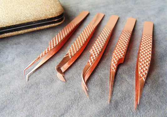 Eyelash Combination Tweezer Kit (5)