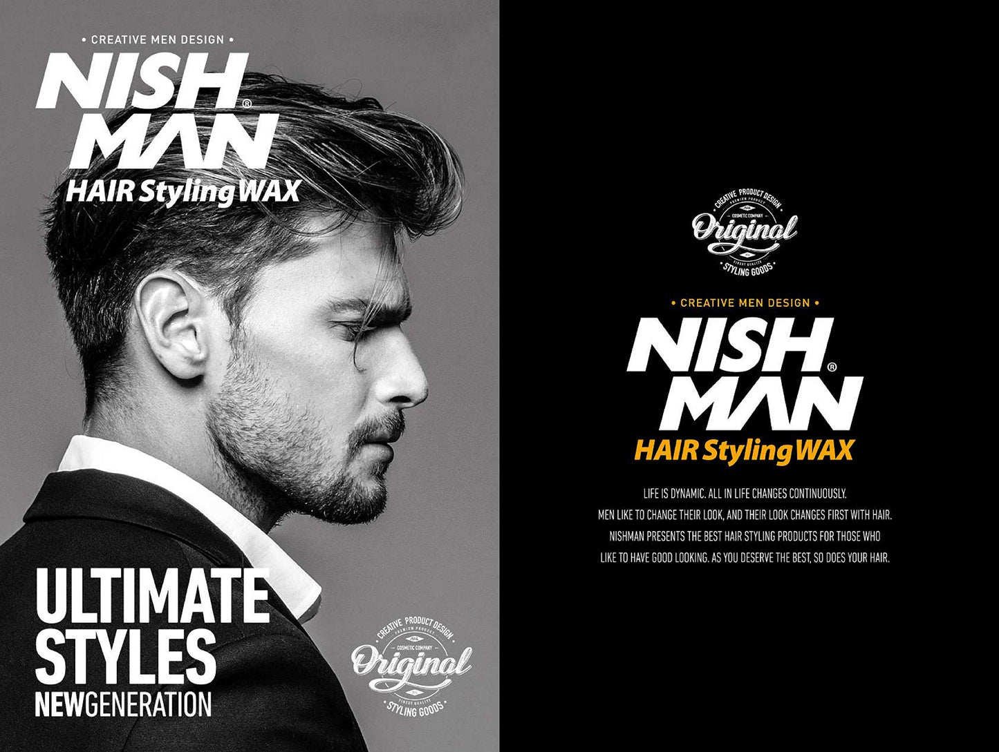 Nishman Ultra Strong Hair Styling Gel 750 ml