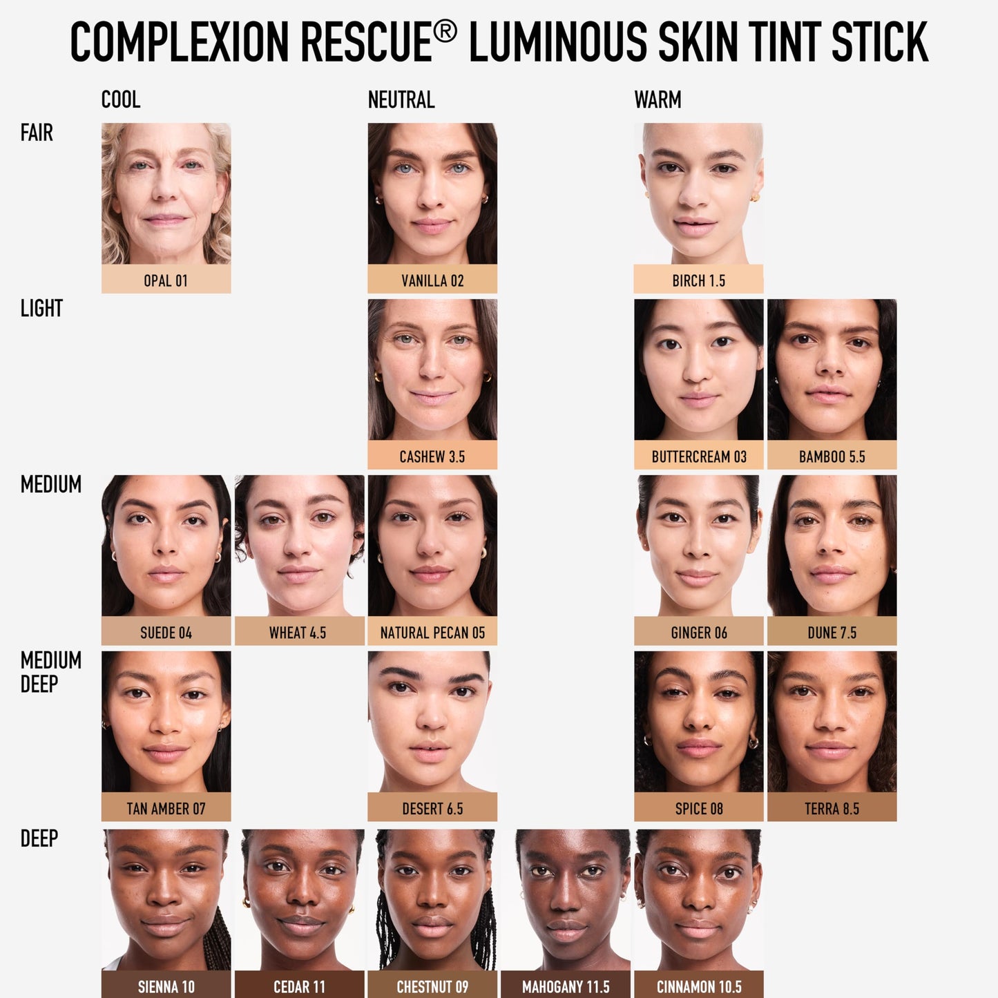 bareMinerals Complexion Rescue Luminous Skin Tint Stick - AJ Ginger 06