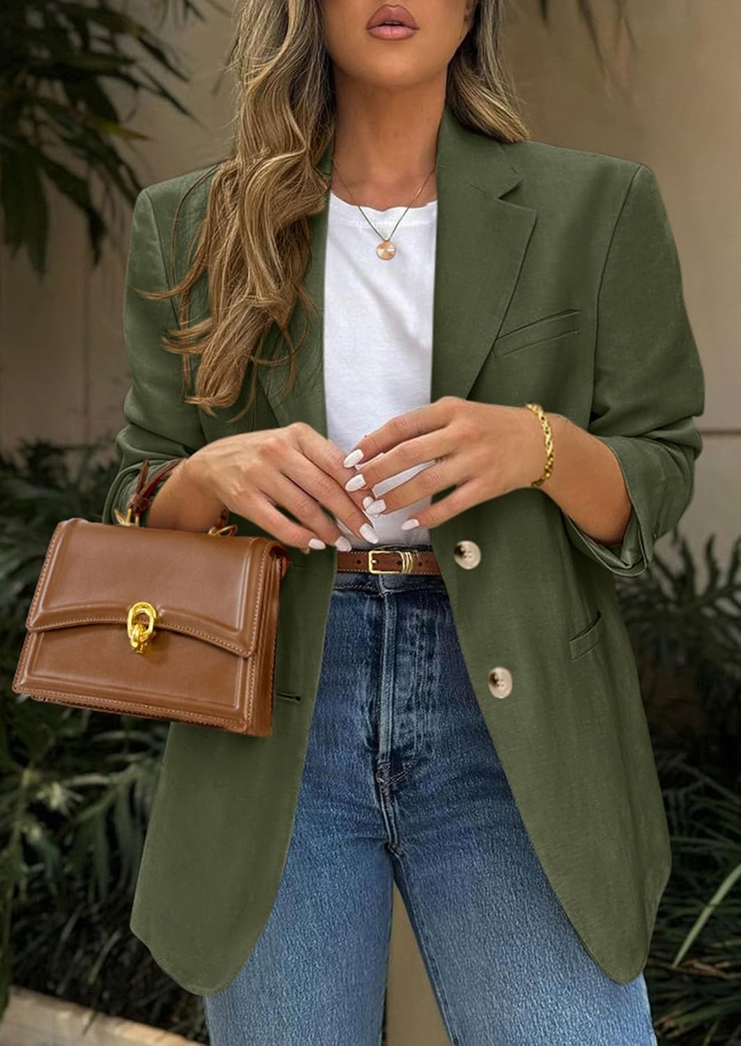PrettyGarden Blazers for Women - Business Casual Long Sleeve Suit Jacket with Pockets | Stylish Work Blazer