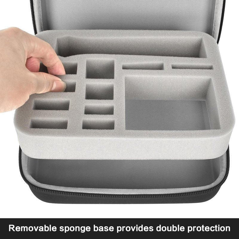 GWCASE Travel Case Compatible with Philips for Norelco Multigroom Series 7000 5000 Men's Grooming Kit with Trimmer MG7750/49 MG7910/49 MG9510/60. Storage Holder for Attachment Trimmers (Grey Inner, S)