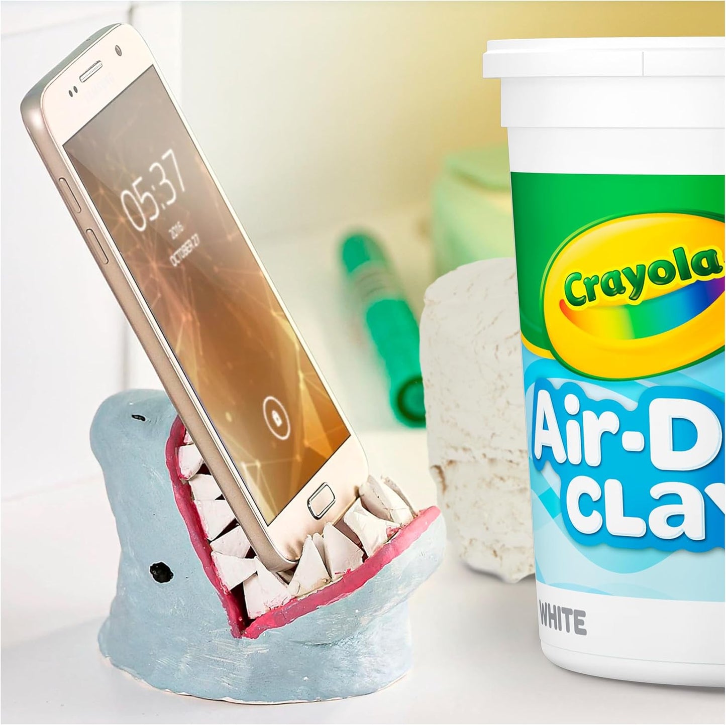 Crayola Air Dry Clay - Natural White Modeling Clay for Kids | 5lbs Bulk Sculpting Material for Art Classrooms