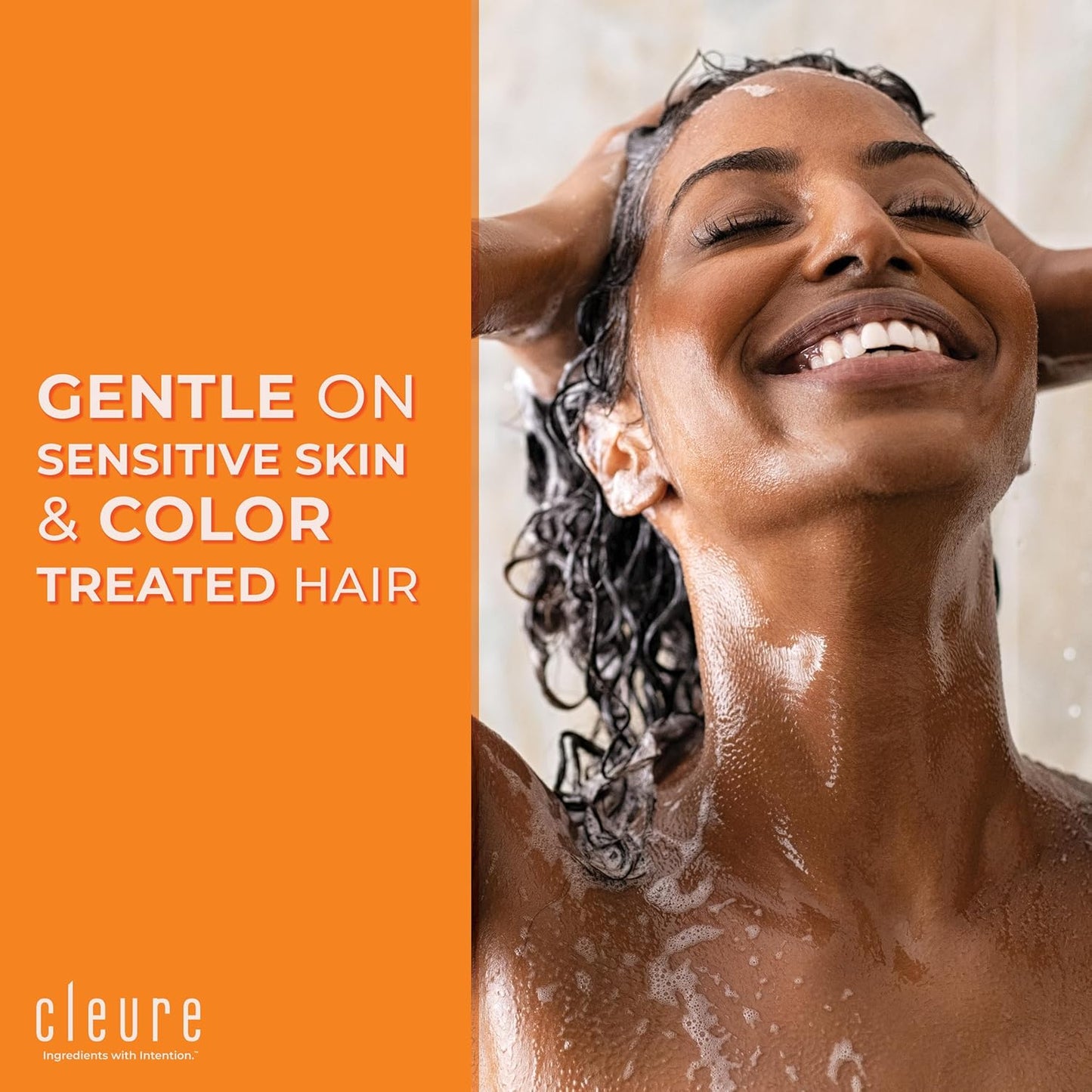 Cleure Sulfate-Free Shampoo & Conditioner Set | Fragrance-Free for Sensitive Skin - 12 Oz Each, Pack of 2