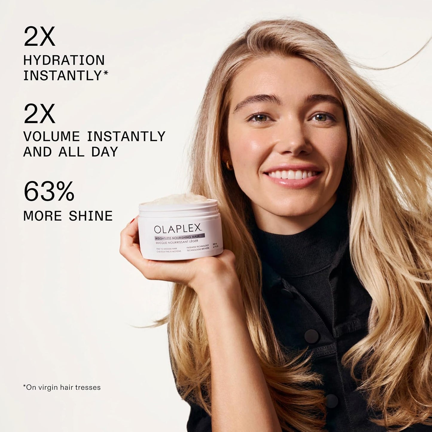 Olaplex Weightless Nourishing Mask - Hydrating Cuticle Sealing Treatment for Fine to Medium Hair | 200 ml / 6.7 Fl Oz