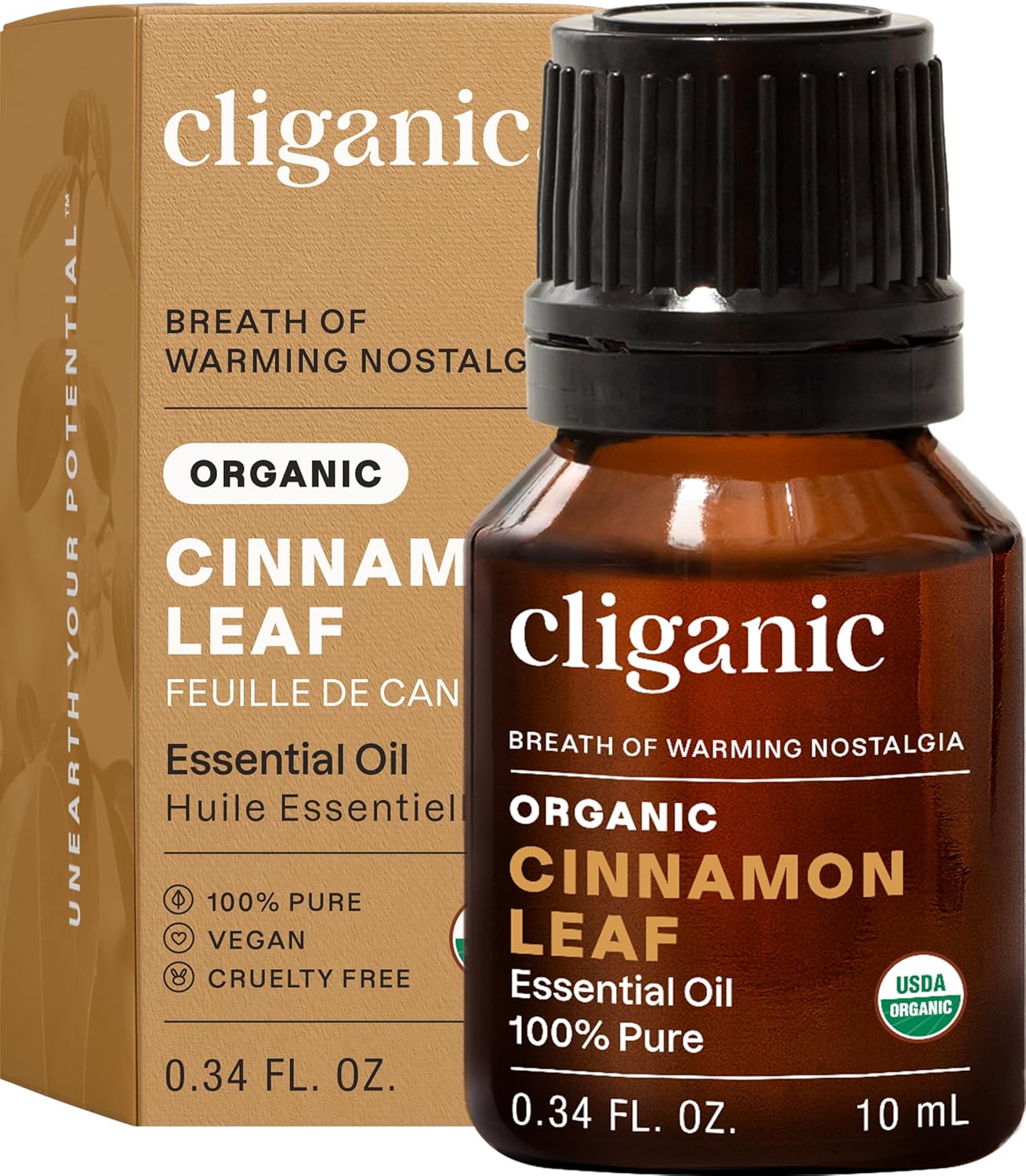 Cliganic Organic Lavender Essential Oil - 100% Pure Aromatherapy Oil | Non-GMO, 15ml
