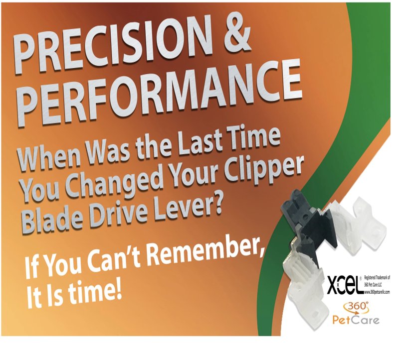 XCEL Blade Drive Lever Assembly Replacement, Compatible with Select Andis AG, AGC, AGR, BG and 5-Speed Grooming Clippers - 4 Pack