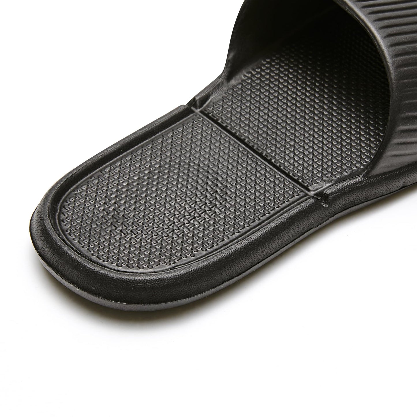 LUNASCULP Shower Shoes Travel Foldable Portable Non Slip Slippers for Hotel Guests Swimming Spa Unisex Men Women Lightweight EVA Bathroom Slides Quick Drying Water Resistant Footwear