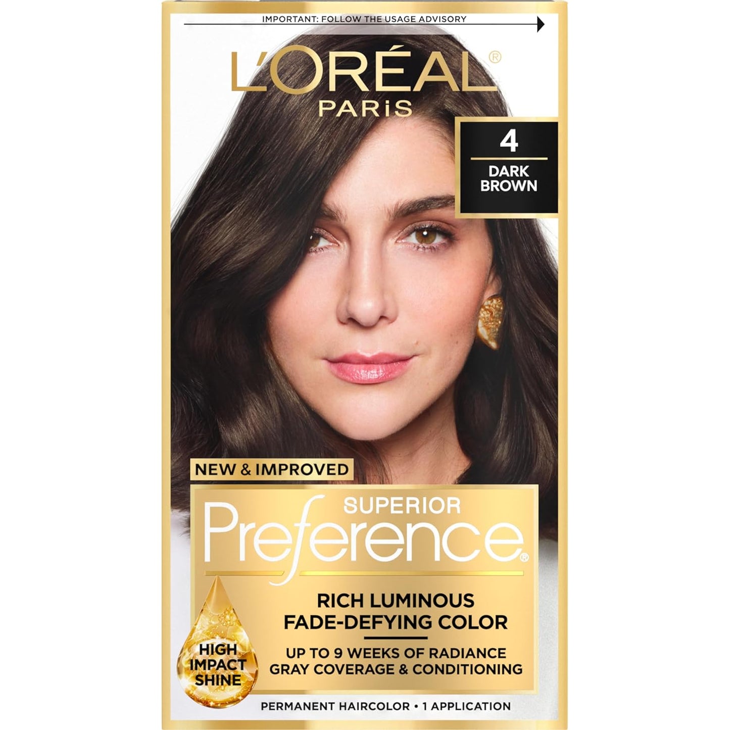 L'Oreal Paris Hair Color - Superior Preference Dark Ash Blonde 7A | Fade-Defying Permanent Dye for 9 Weeks of Radiance