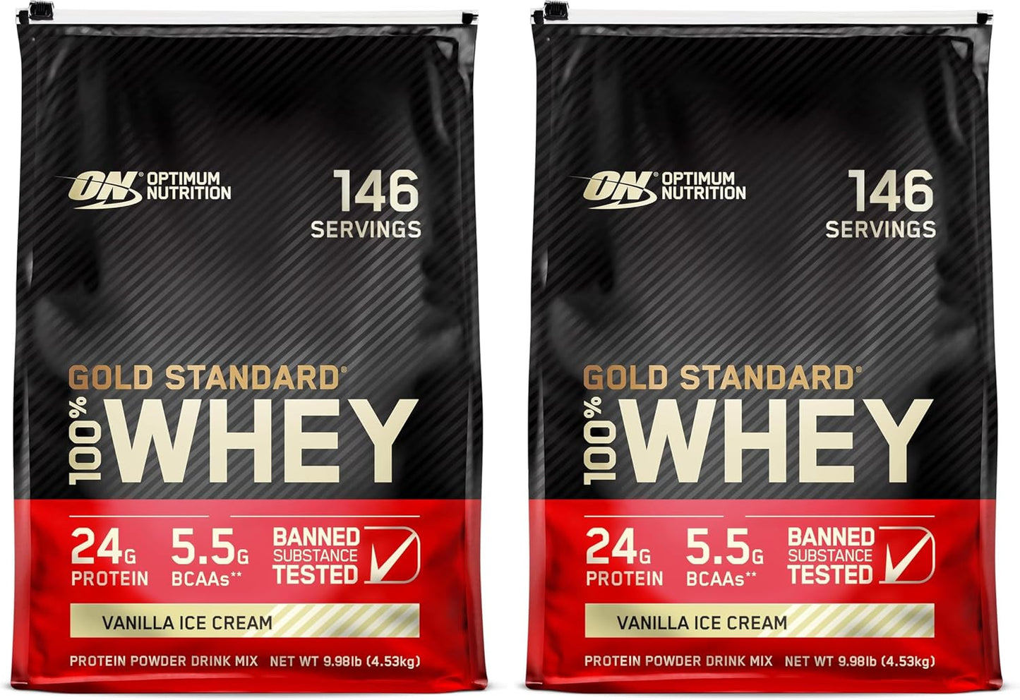 Optimum Nutrition Whey Protein Powder - Double Rich Chocolate Flavor | 1.98 lb Size