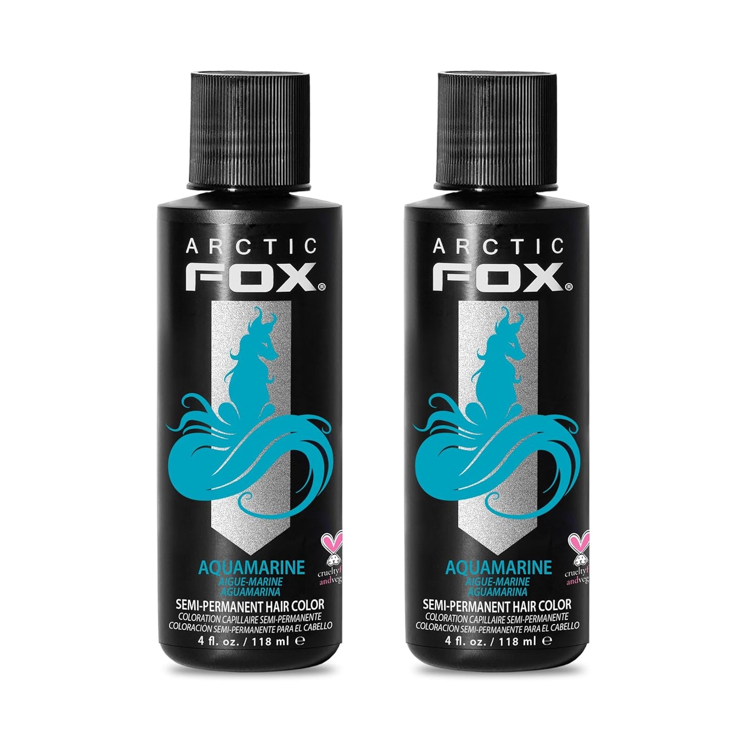 Arctic Fox Semi-Permanent Hair Dye - Vibrant Purple AF Color | Vegan, Ammonia-Free, 4 Fl Oz