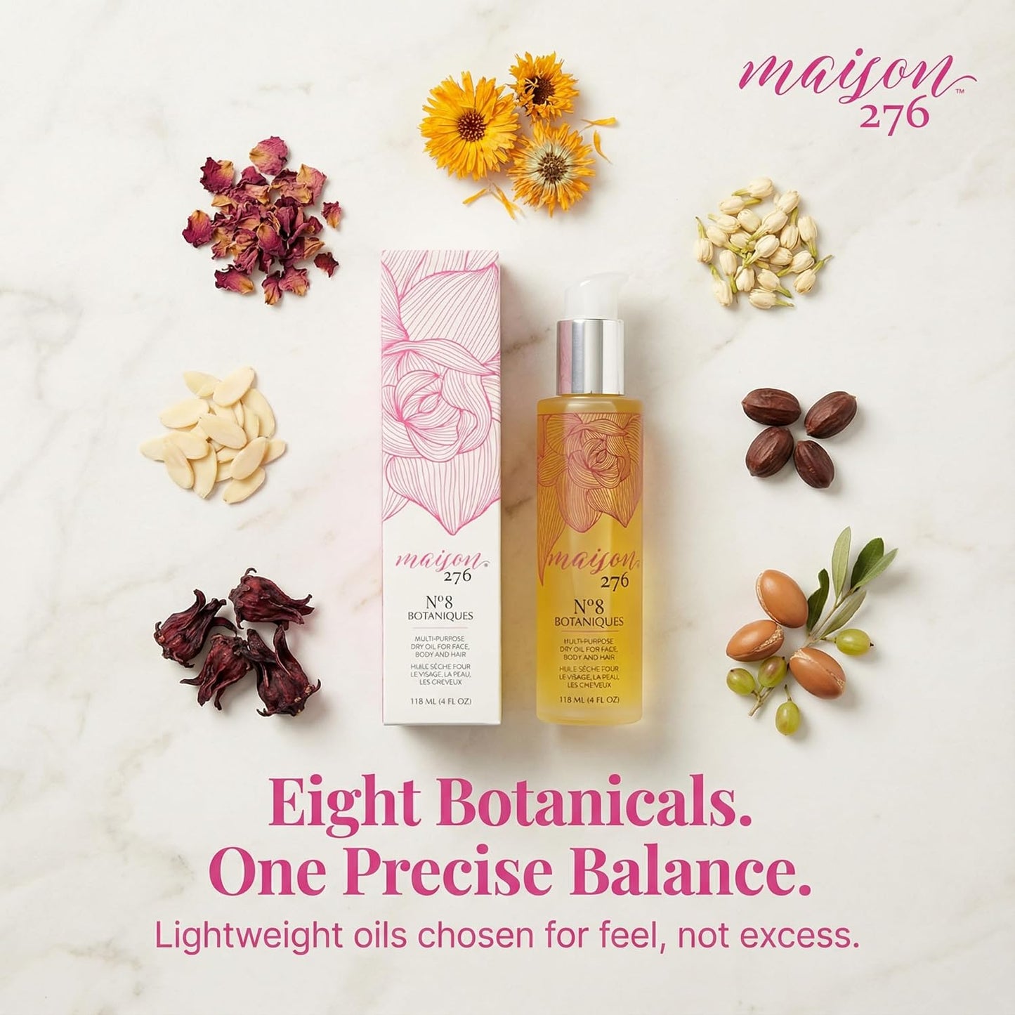Multi-Purpose Moroccan Oil Moisturizer for Grey Hair - Paraben-Free Body Oil for Face & Body, 4 Fl Oz