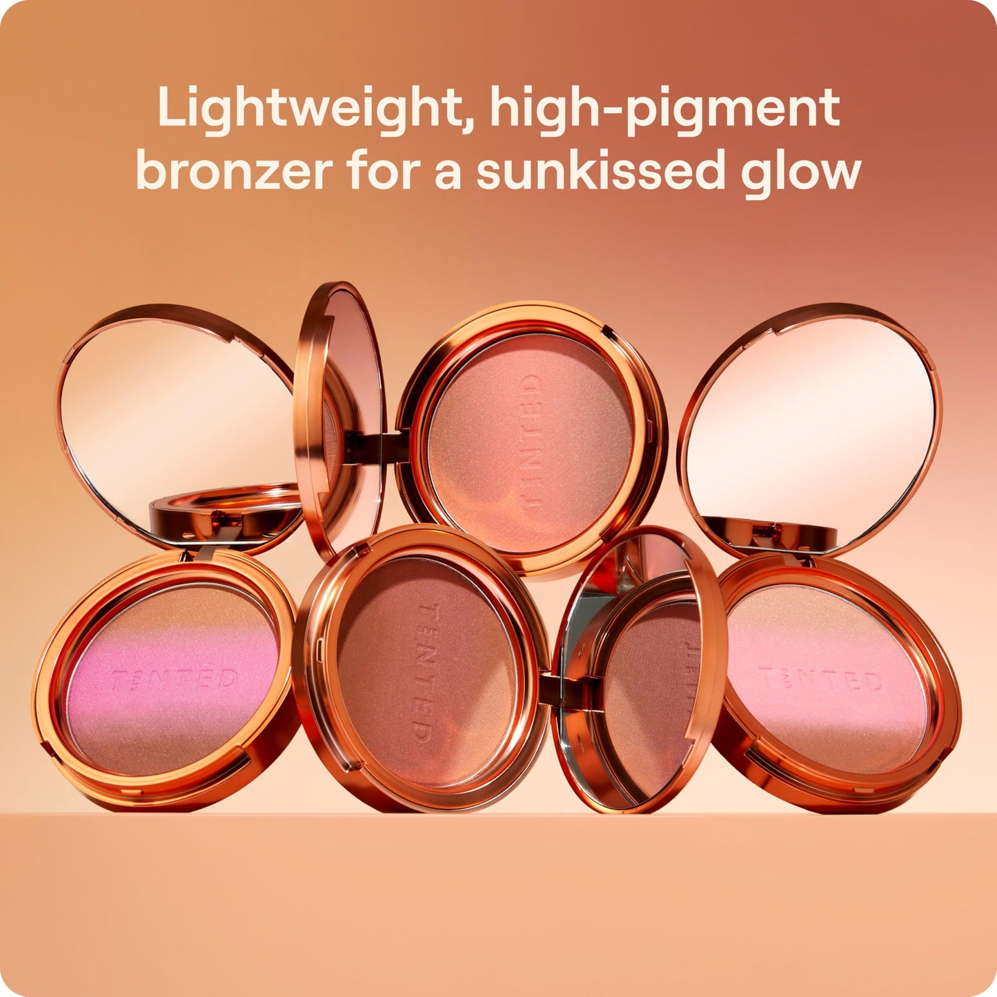 Live Tinted Huebeam Jumbo Gradient Blushing Bronzer - Lightweight, Highly-Pigmented, Buildable & Blendable - Sunkissed, Glowy, Even Toned Skin Face Blush and Bronzer - 15g / 0.5 oz
