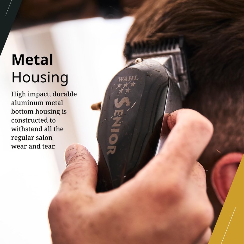 Wahl Professional 5 Star Cordless Senior Clipper, Precision Fade Blades, Metal Housing, 80-Minute Run Time