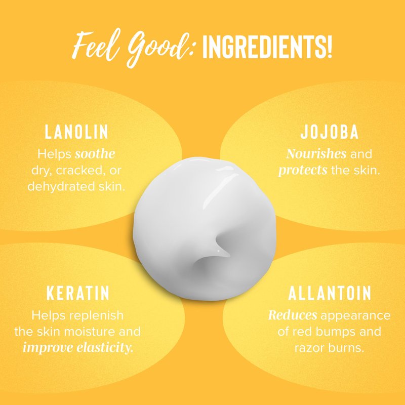 Coochy Shave Cream - Moisturizing Shave Lotion - Gentle Intimate Shaving Cream - For Bikini Area, Underarms, Legs & More - Rash-Free, Hydrating Formula - Peachy Keen, 12.5 oz