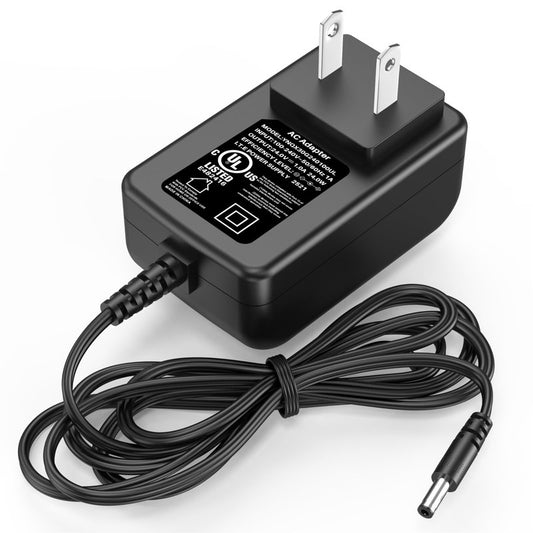 HIENADTOR 24V Charger Cord for Geek Aire CF1 CF1SE CF2 Rechargeable Outdoor High Velocity Camping Fan 12'' 16'' Power Cord Adapter for Geek Aire CF1-SE CF-1 CF-2 Portable Variable Speed Outdoor Fan