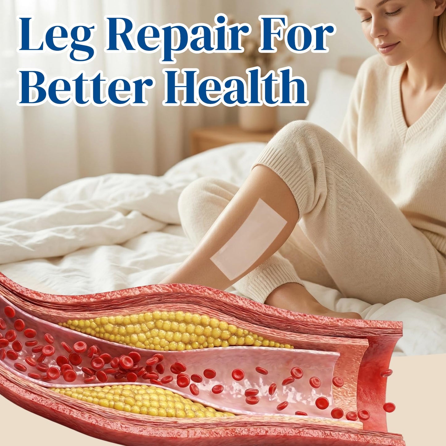 2Box Vein Target Microdarts Patch, Professional Varicose Veins Treatment for Legs, Improves Blood Circulation, Natural Ingredients Varicose Vein Patches for All Skin Types